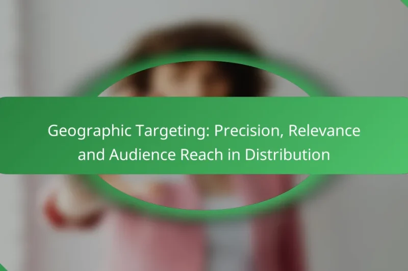 Geographic Targeting: Precision, Relevance and Audience Reach in Distribution