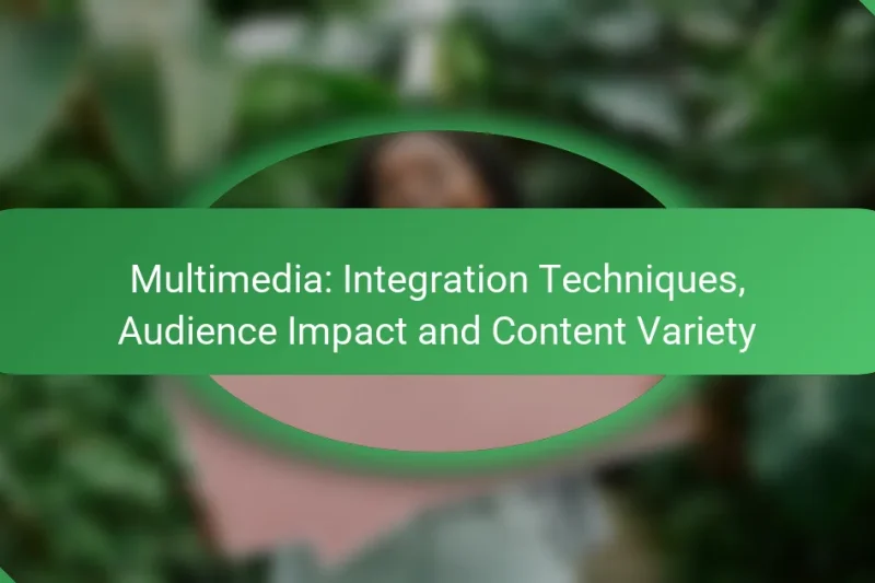 Multimedia: Integration Techniques, Audience Impact and Content Variety