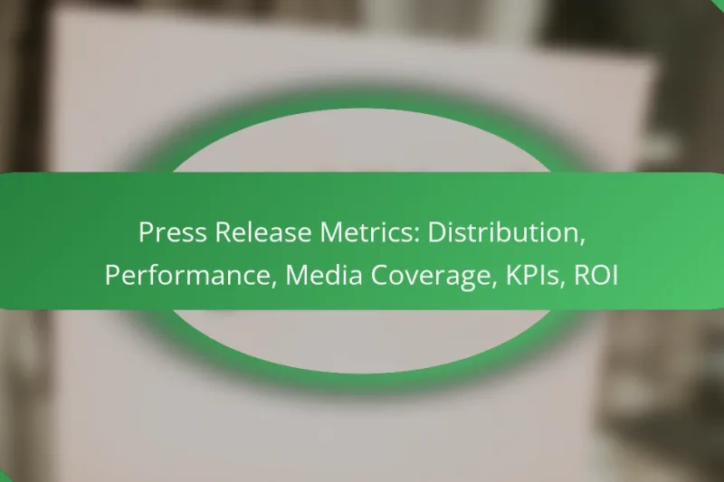 Press Release Metrics: Distribution, Performance, Media Coverage, KPIs, ROI